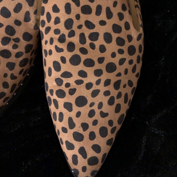 Loft Outlet Leopard Print Studded Flat Mules - Picture 2 of 12